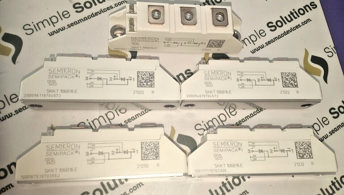 12pcs LOTS OF SKKT106/16E SEMIKRON THYRISTOR / DIODE MODULE SKKT106B/16E