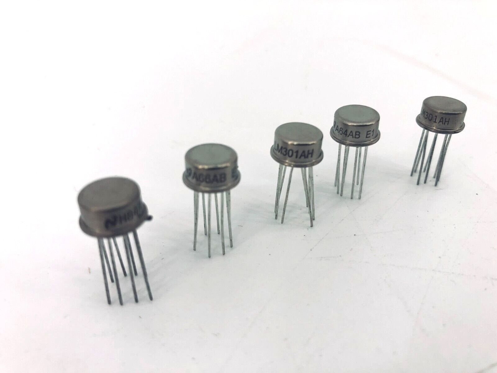 Lot of 5 New Texas Instruments LM301AH Operational Amplifier 15V/18V