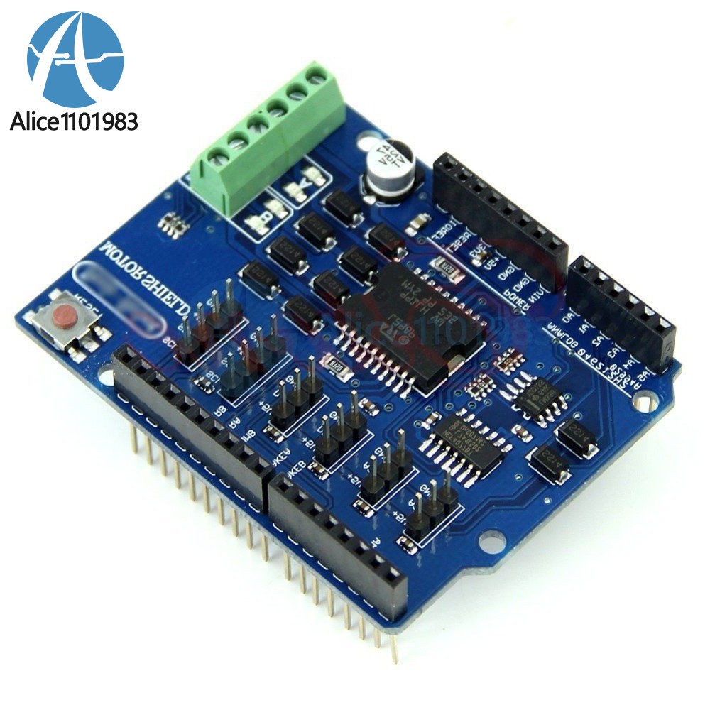 1~10PCS L298P Shield R3 DC Motor Driver 2A H-Bridge 2 Way For Arduino UNO 2560