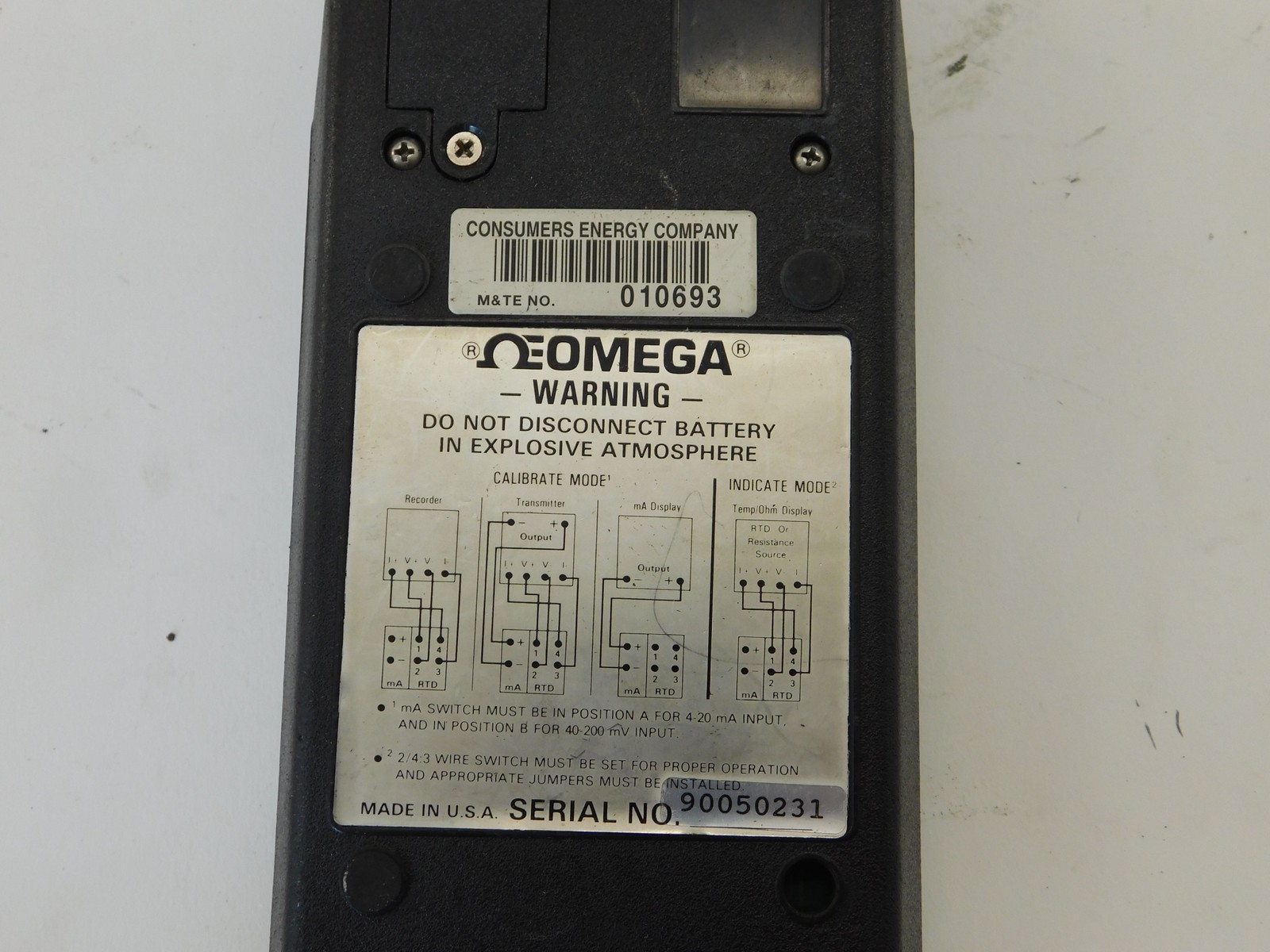 Omega CL-474 Calibrator