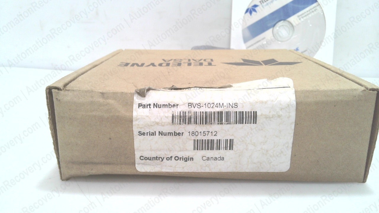 TELEDYNE DALSA BVS-1024M-INS, SMART VISION CAMERA, NEW #354312