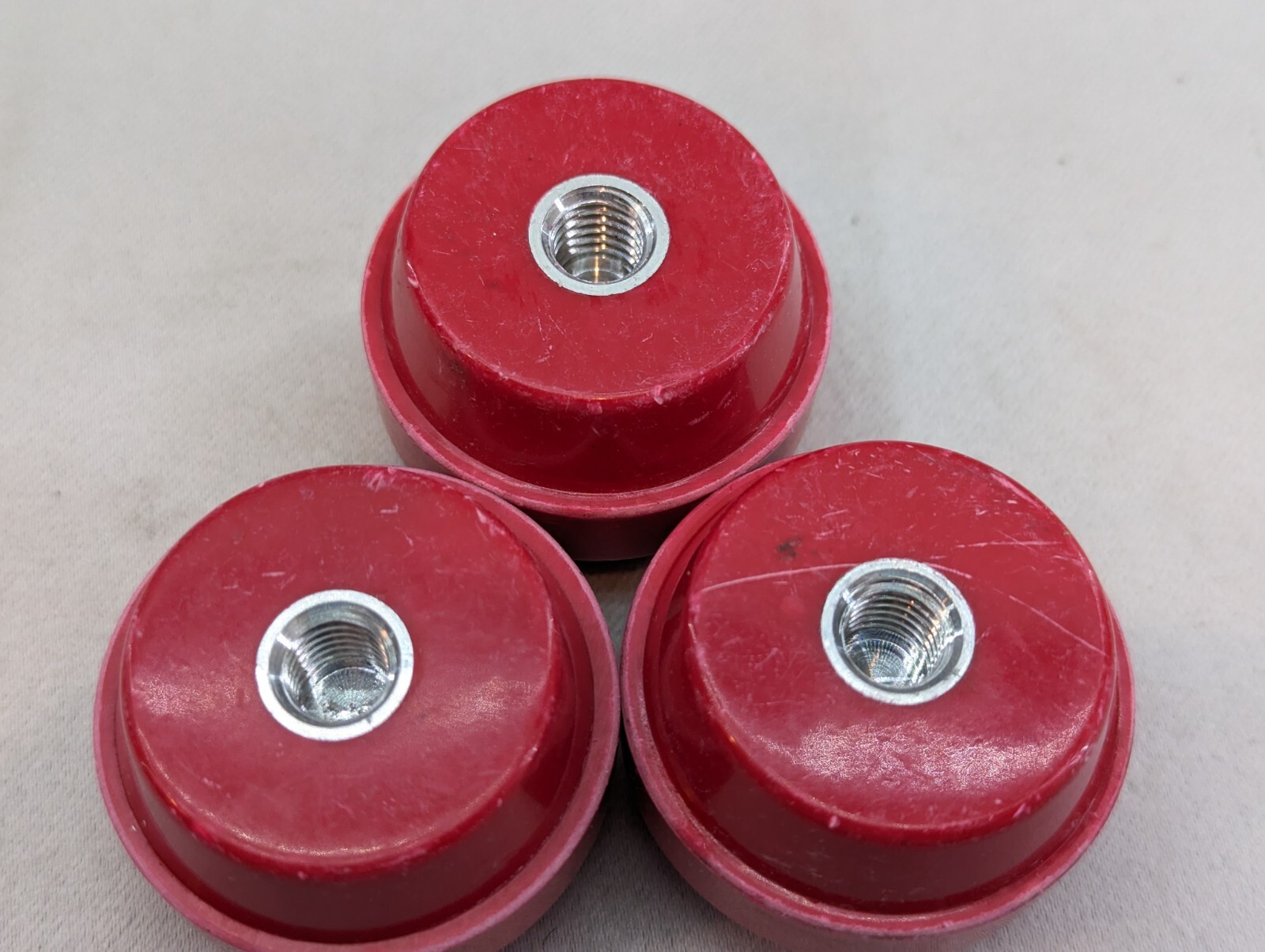 3 New MBI Mar-Bal Electrical High Voltage Standoff Insulator 1-3/8″ x 1-3/4″ T10
