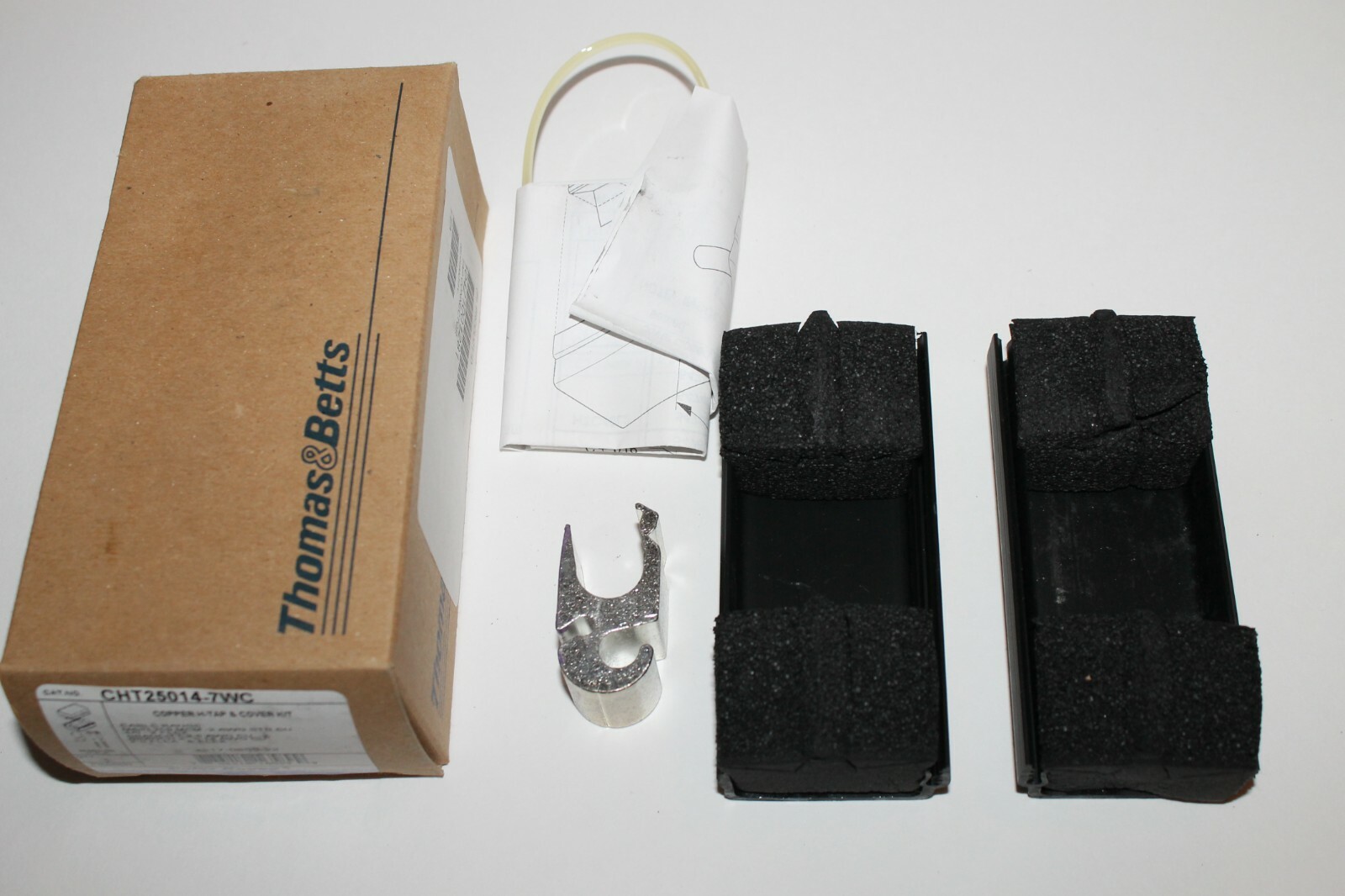 THOMAS & BETTS CHT25014-7WC COPPER H-TAP & COVER KIT NEW!