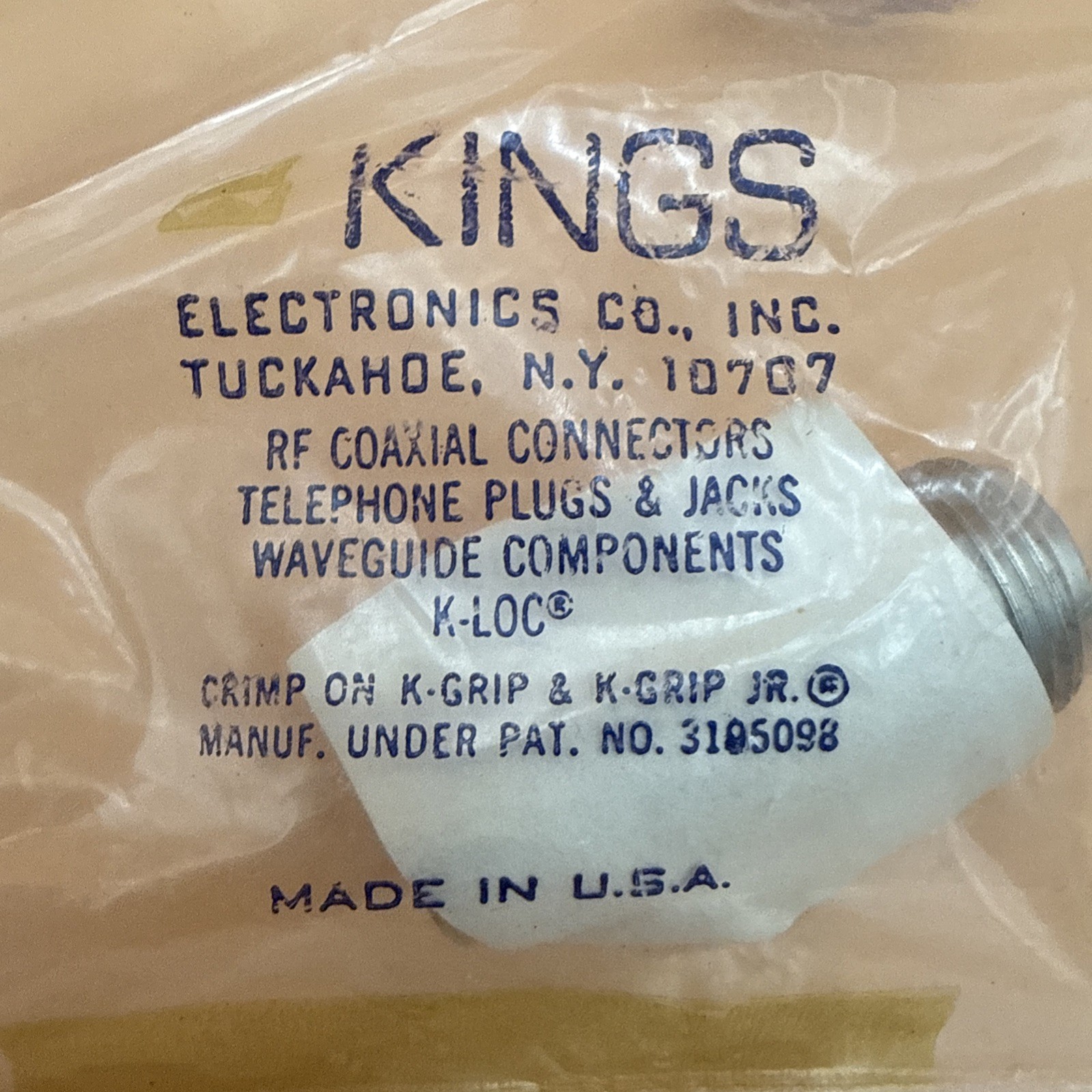 Kings KN-99-45 Connector