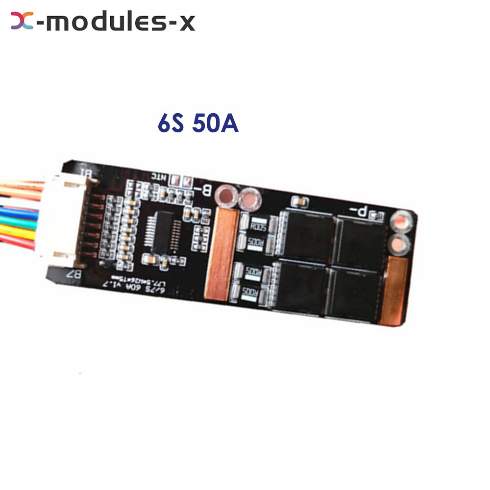 6S 7S 30A 50A BMS Board with NTC 3.7V Ternary Li-ion Battery Protection Board