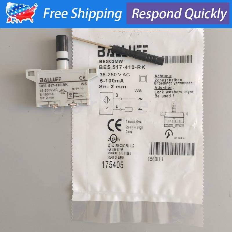 For Balluff BES02MW BES 517-410-RK 35-250VAC Inductive Proximity Switch Sensor