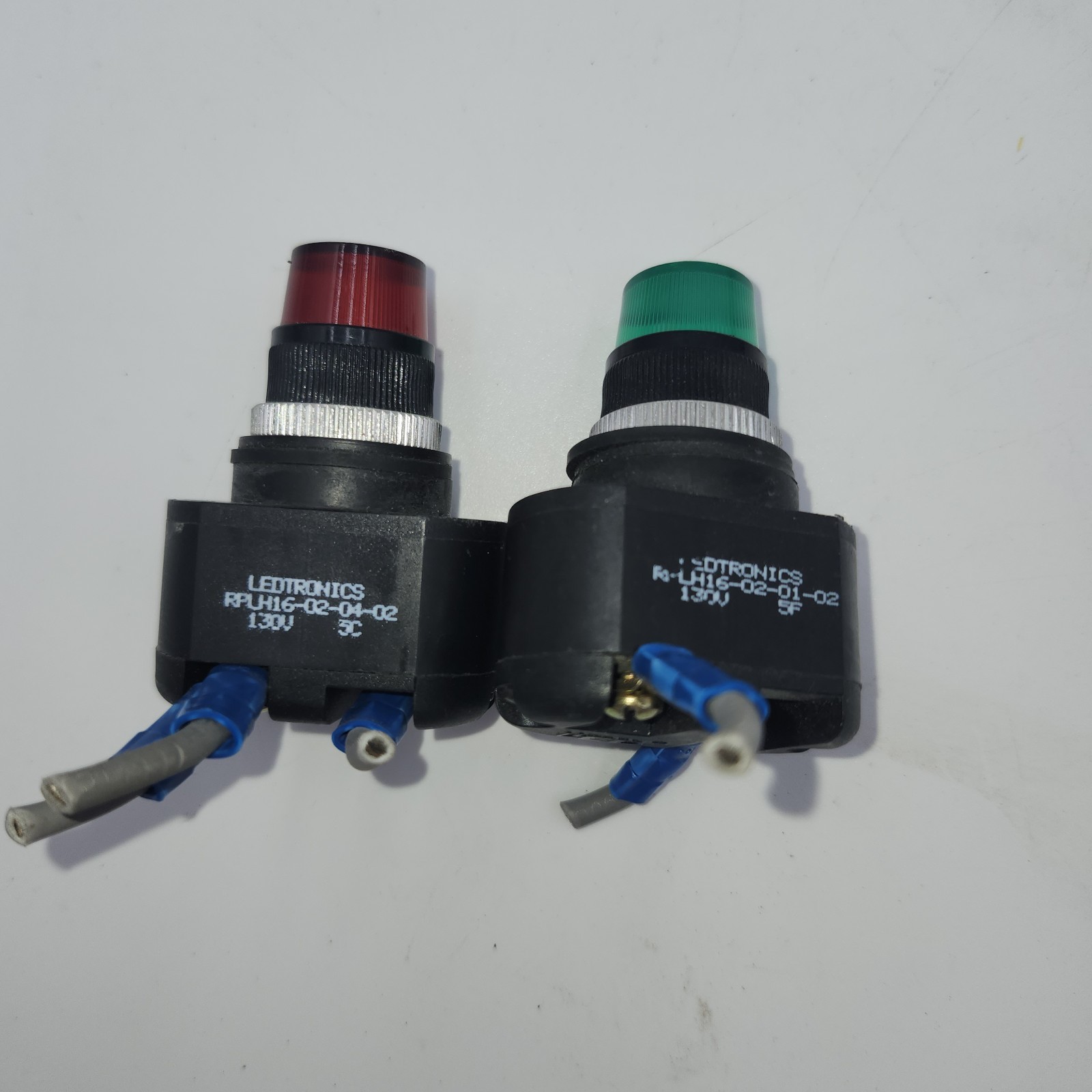 LEDTRONICS RPLH16-02 16MM LAMP 16mm Green & Red LED Panel Mount Indicator Light