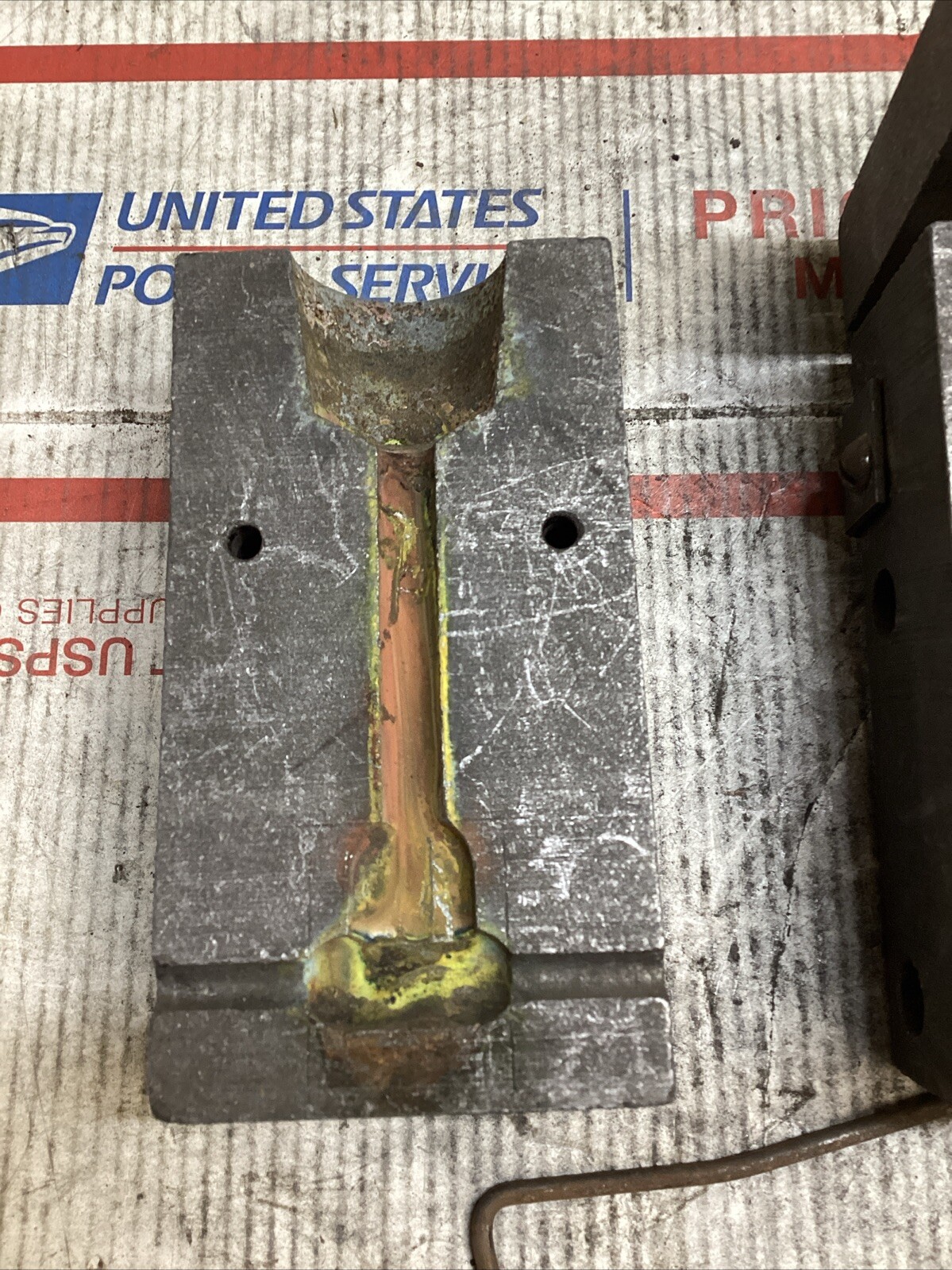 ERICO CADWELD IPA SSC1D MOLD #8 SOL W/B1331K RUN & TAP #25 CART ED4U 3295
