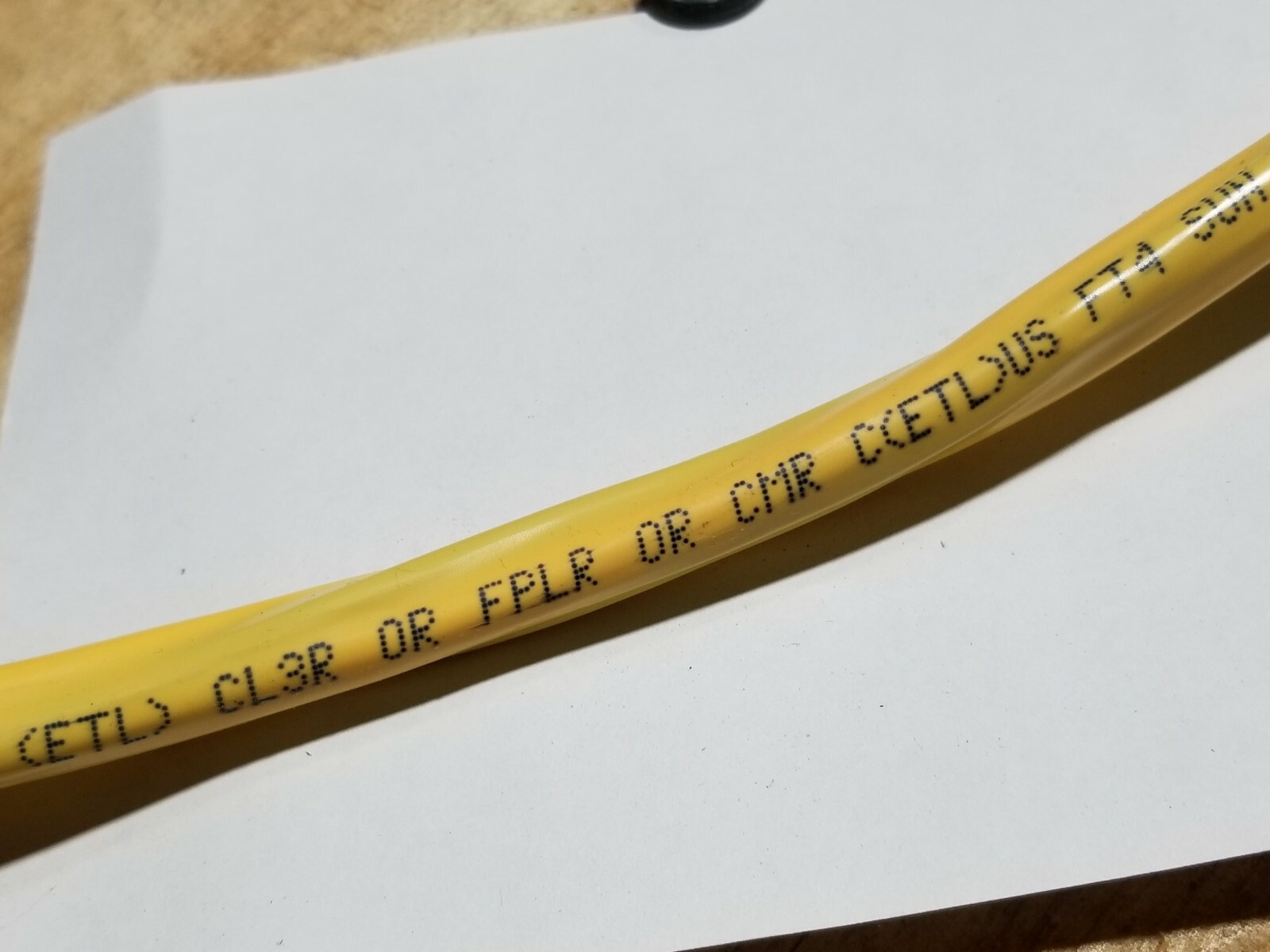 Genesis 2196 18/4C+22/3P+22/4C+22/2C Riser Access Control Cable Yellow/50ft