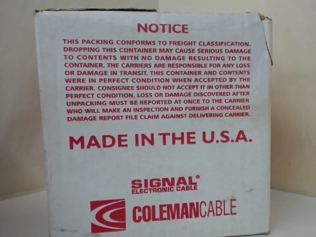 2 Partial Rolls Signal Electronic Coleman Cable 511122009 22/4 Str