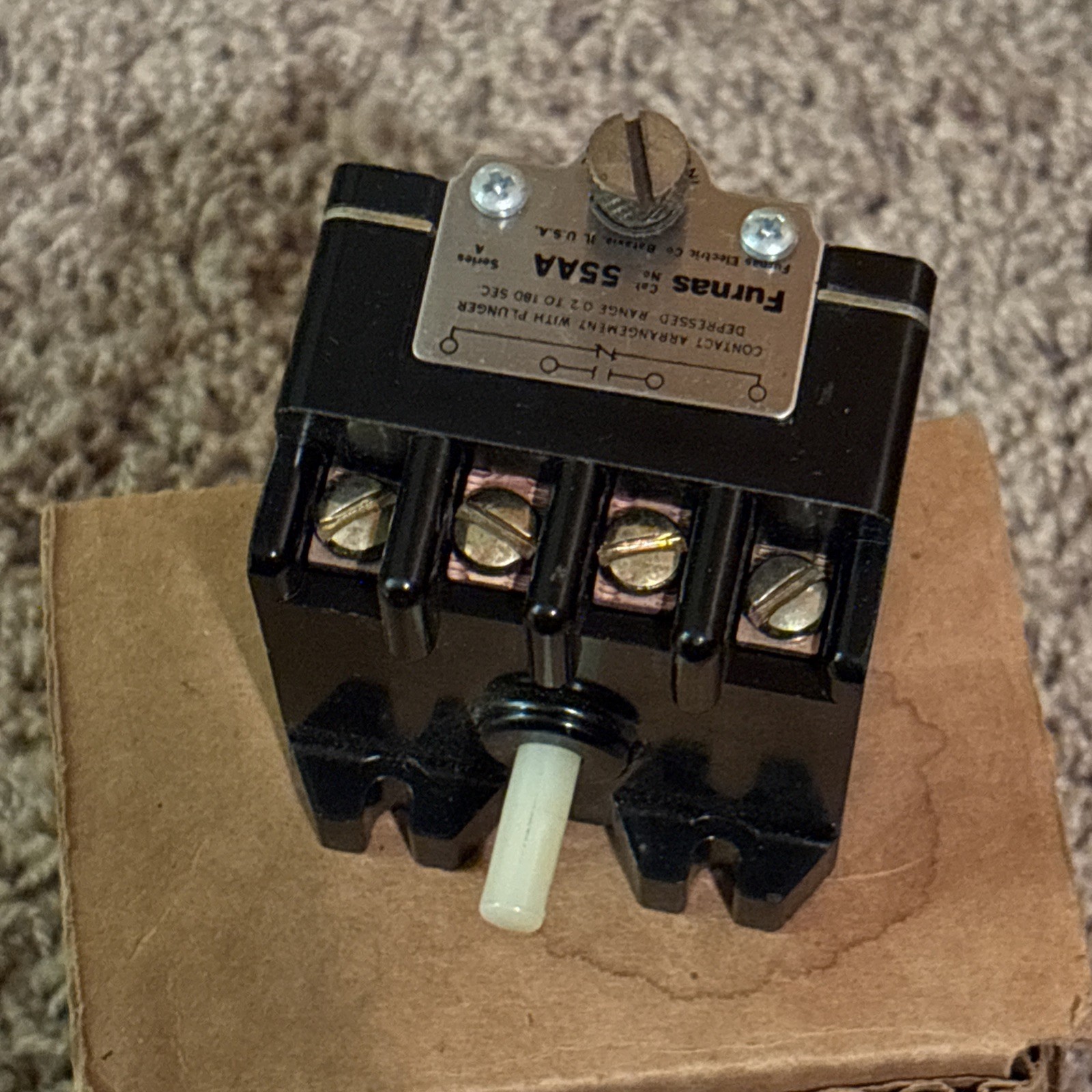 Furnas 55AA Pneumatic Timer w/o Bracket NEW OLD STOCK