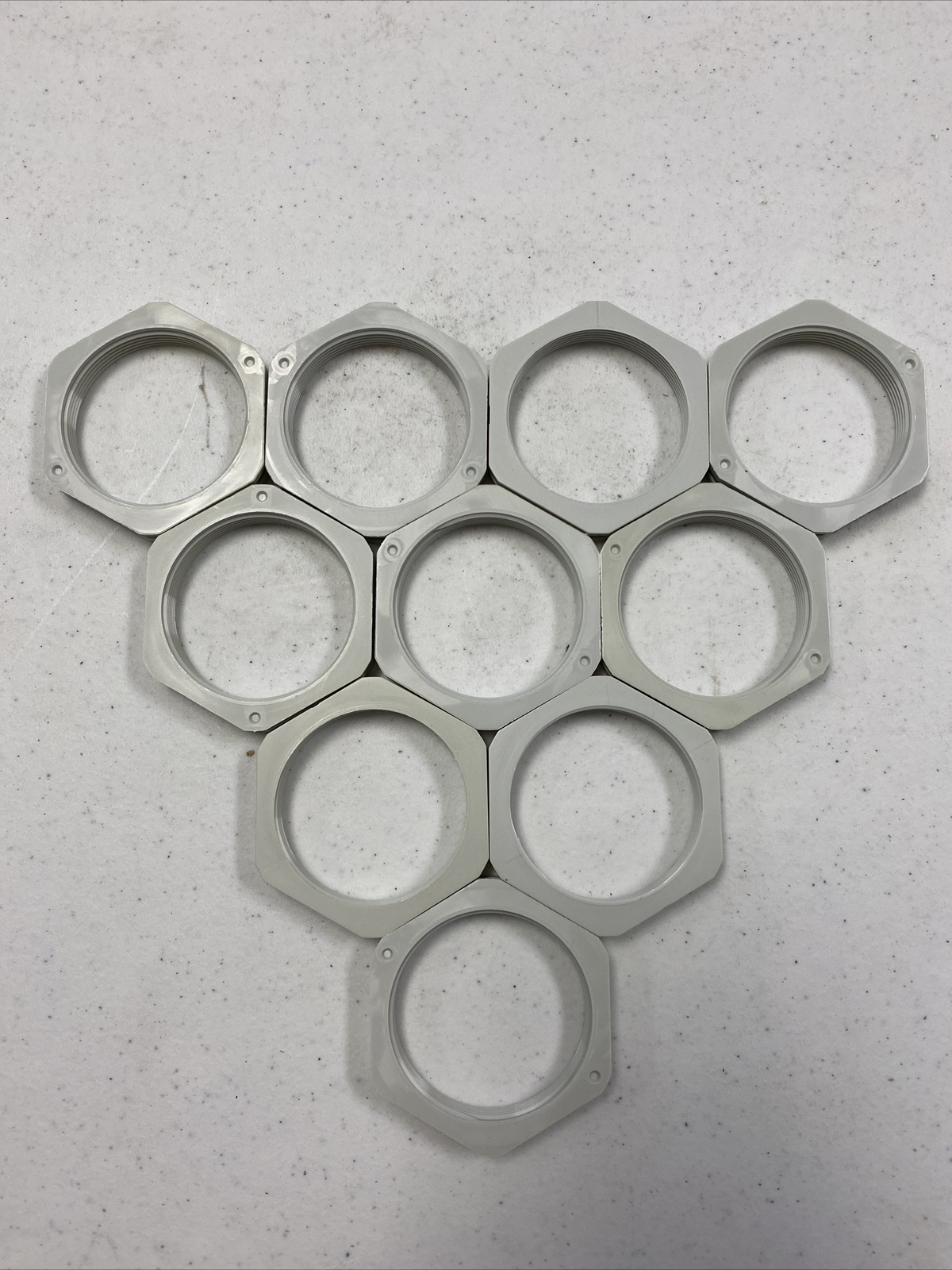 NEW, (LOT 10) ALTECH CORP. SCHLEMMER 7211985 GEGENMUTTER ISO M50 LOCKNUT PA6