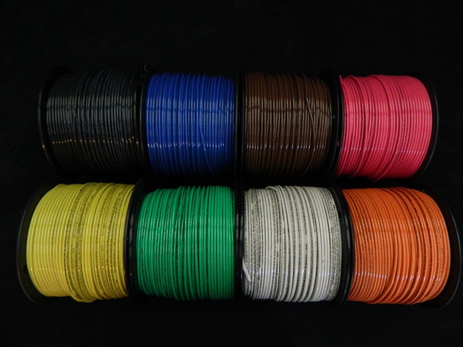 12 GAUGE THHN WIRE STRANDED PICK 3 COLORS 25 FT EACH THWN 600V CABLE AWG