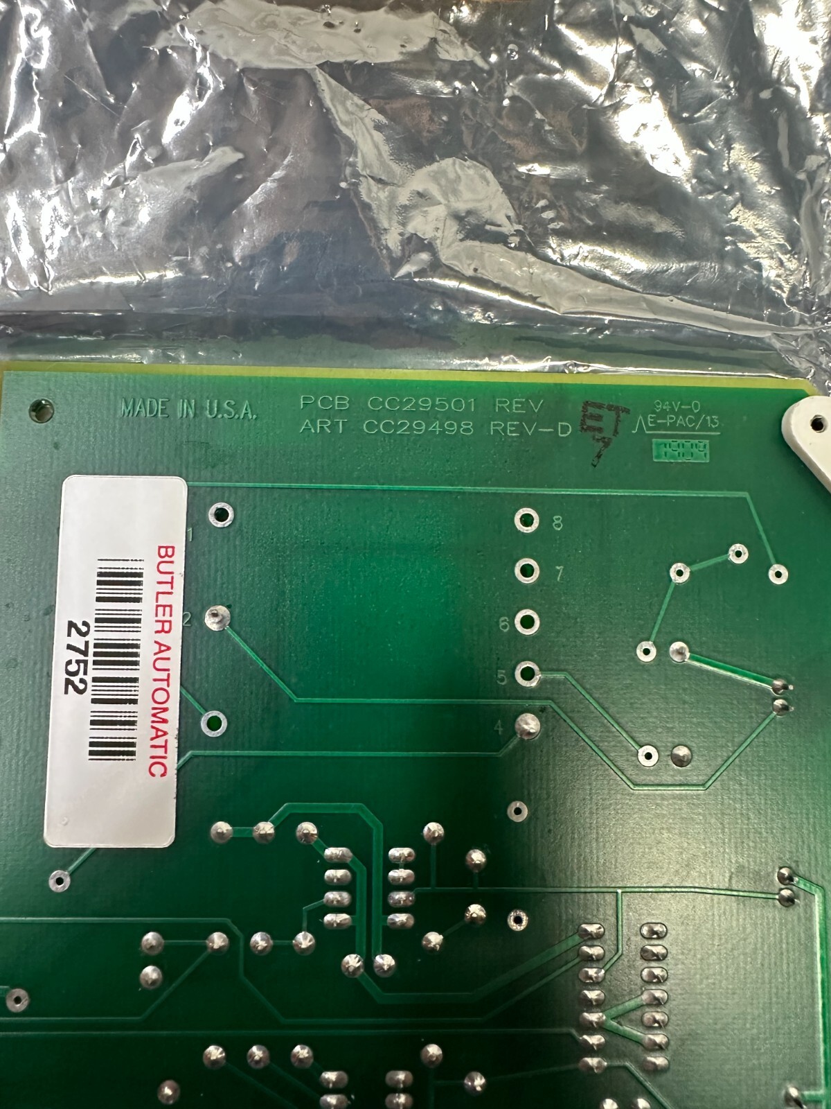 Butler Automatic Sensor Interface Datamat SE CC29502-502 – NEW
