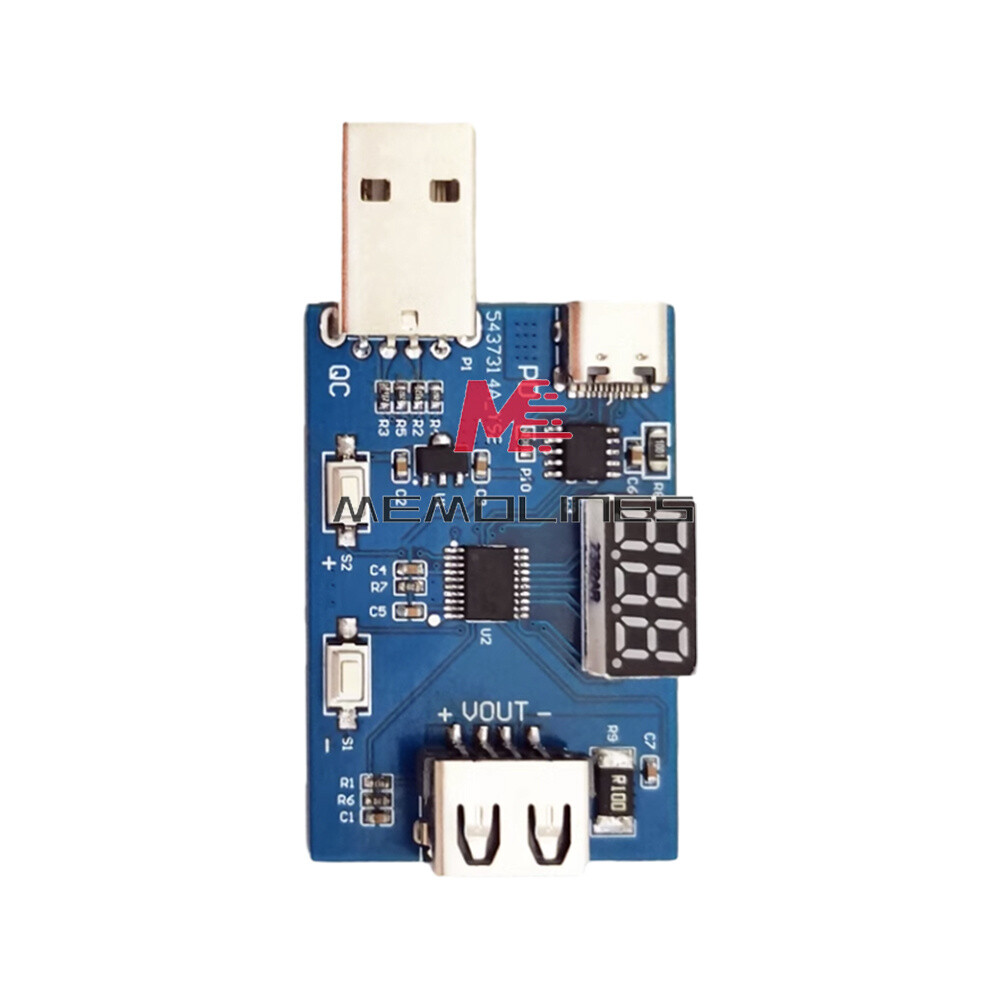 DC3.6~20V Adjustable Voltage Charging Head Aging Test Module QC2.0 QC3.0 PD3.0