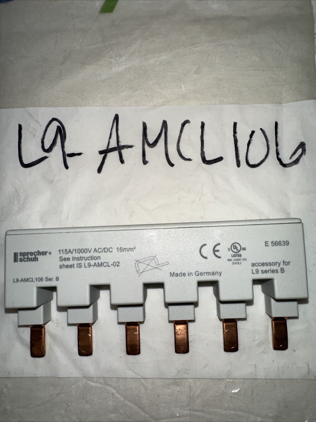 (lSprecher + Schuh L9-AMCL106 Busbar SER B