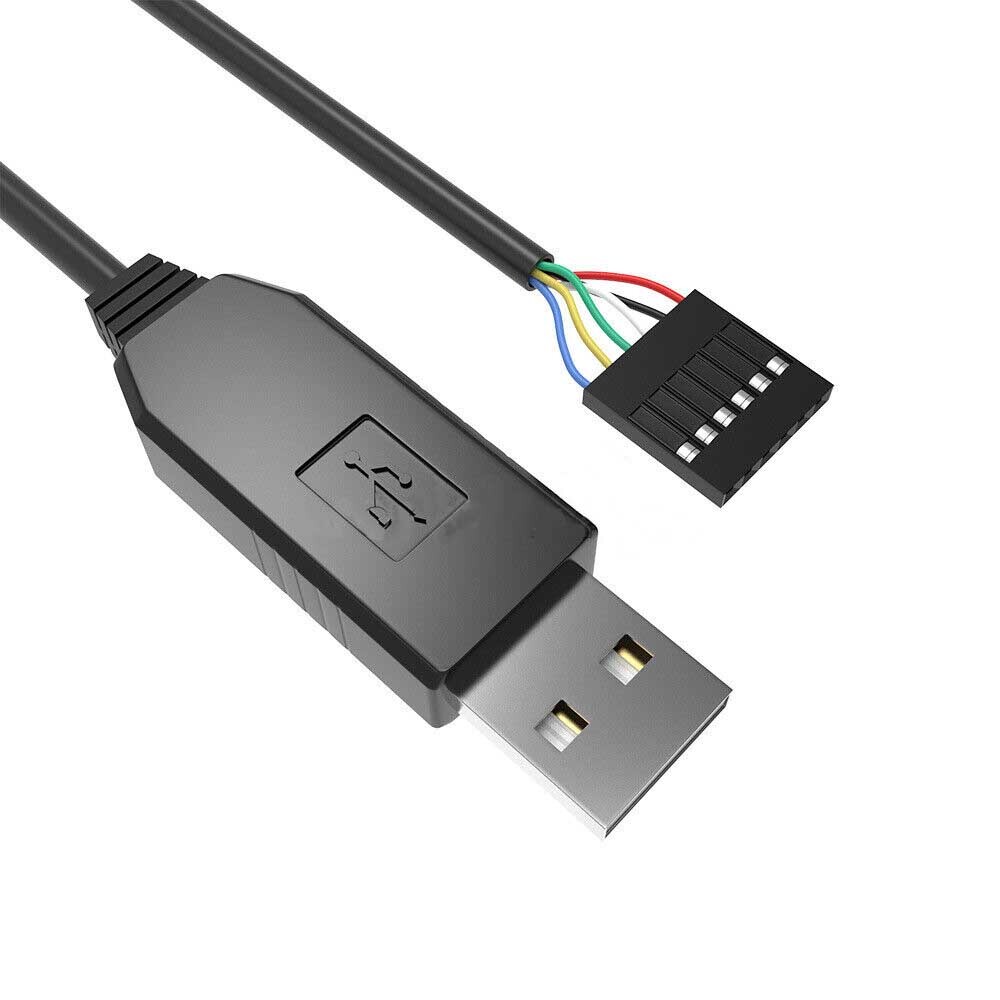 2pcs 1M FTDI FT232RL USB to Serial Adapter Module USB to TTL RS232 Cable 6Pin