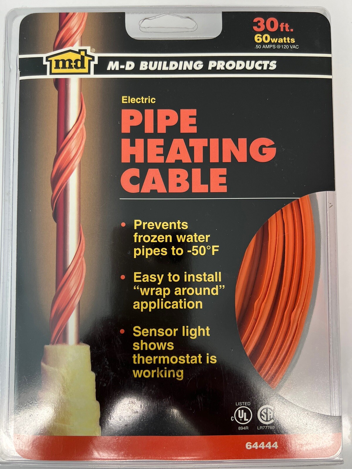 M-D Building Products Pipe Heating Electric Cable VARIOUS SIZES & Fast Free Ship