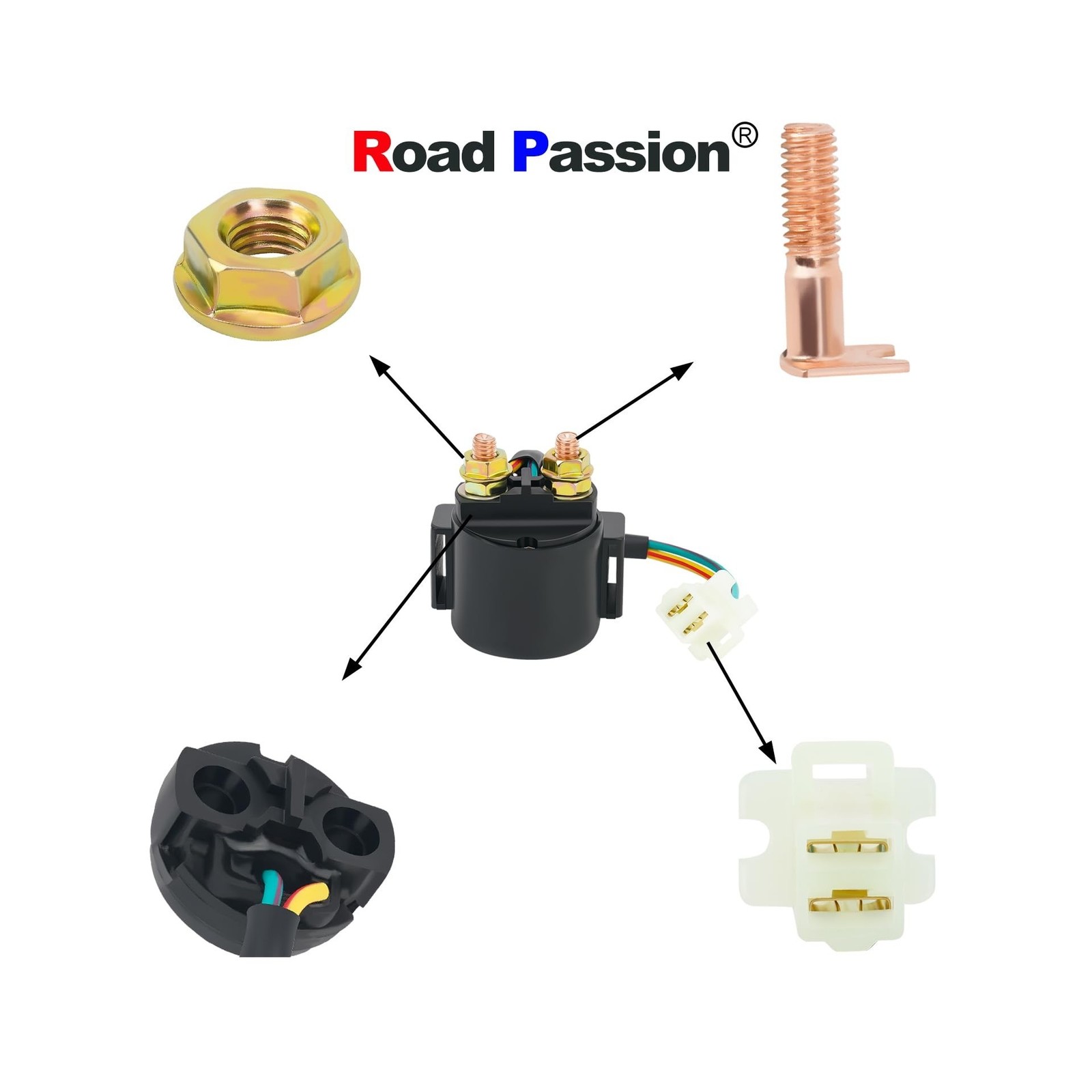 Road Passion Starter Solenoid Relay for Yamaha Timberwolf 250 YFB250 1992-199…