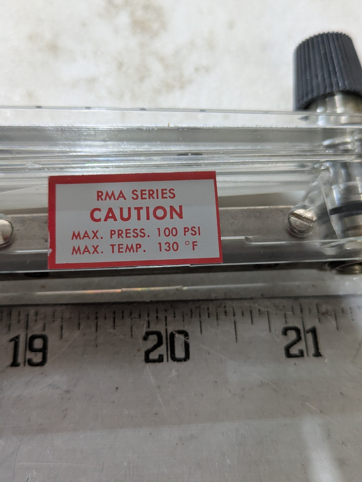 DWYER RMA-42-SSV FLOW METER