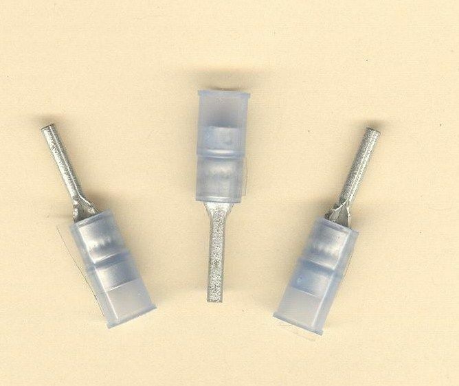 25 Blue NYLON Insulated WIRE PIN Terminal Connectors #16-14 Wire Gauge AWG MOLEX