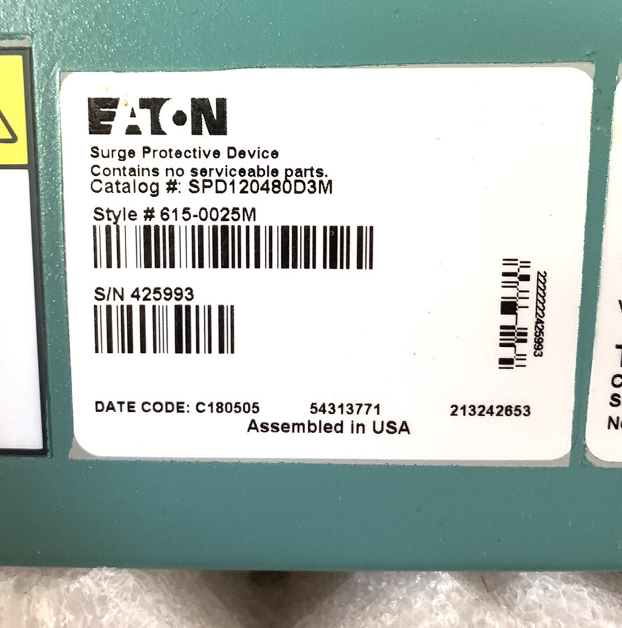 EATON CORPORATION SPD120480D3M / SPD120480D3M Working Unit