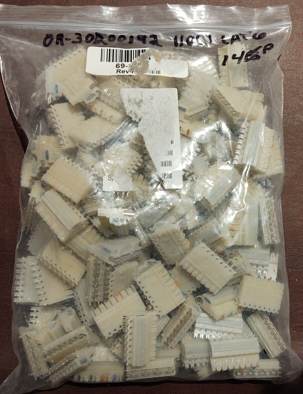 LOT OF 145 Ortronics OR-30200192 Kit, CAT6 Connector Blocks, 110C4 Open Box NEW!