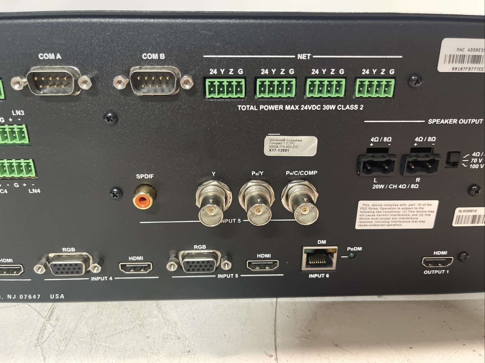 Crestron Professional Media System DMPS3-200C