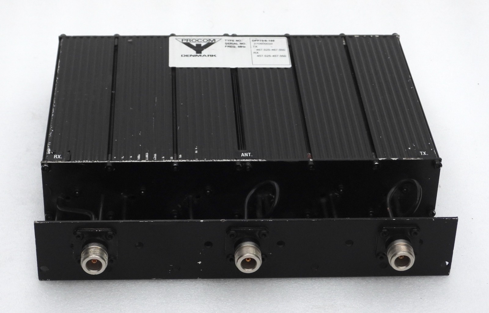 PROCOM DENMARK TYPE DPF70/6-150 RADIO COMM. SYSTEM 6-CAVITY DUPLEX FILTER