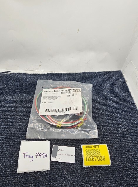 Amphenol TPC RH14APTF004S: Quick-Connex MINI 4 Pole Male Receptacle 4 FT 16 AWG