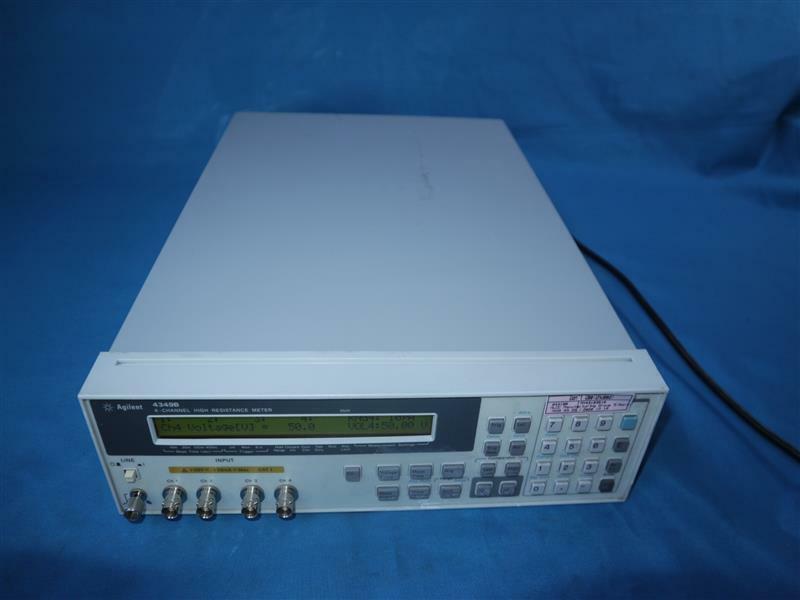 Calibrated w/ FREE SHIP! Agilent 4349B 4-Channel High Resistance Meter