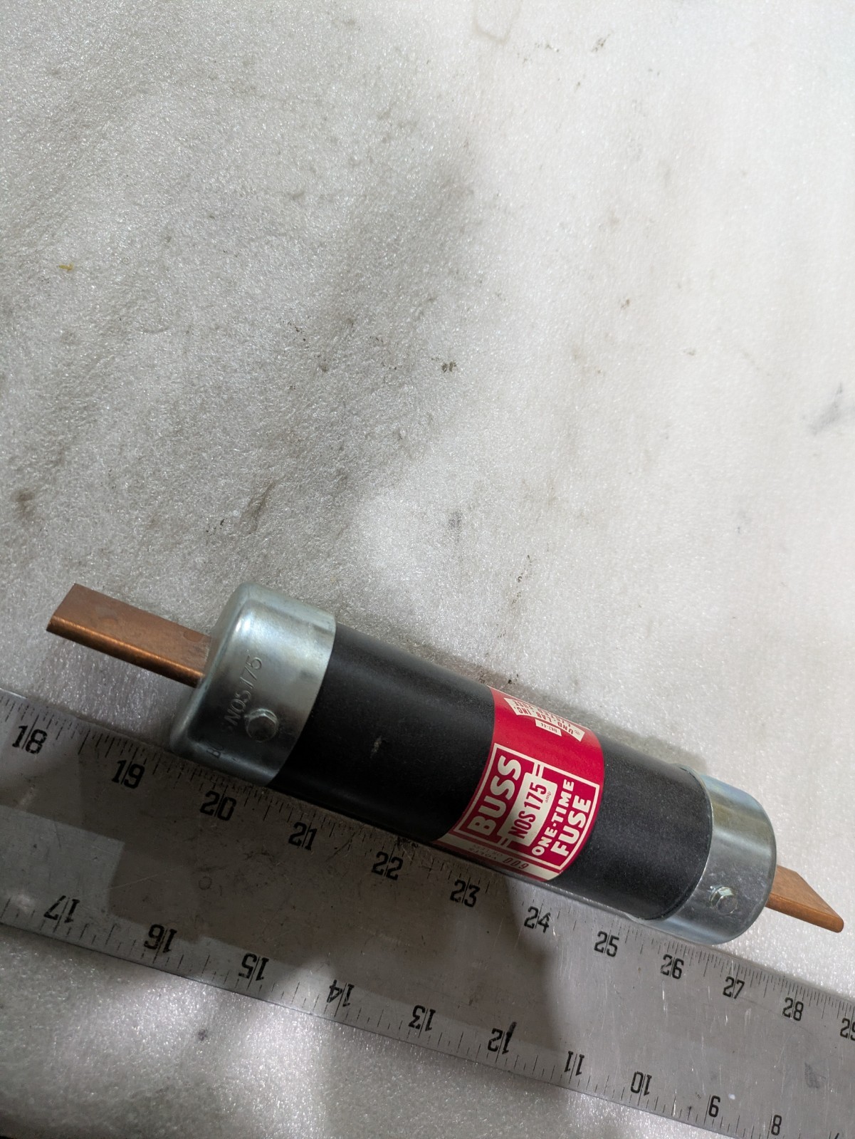 Bussmann N0S 175 600VOLTS ONE TIME BUSS FUSE