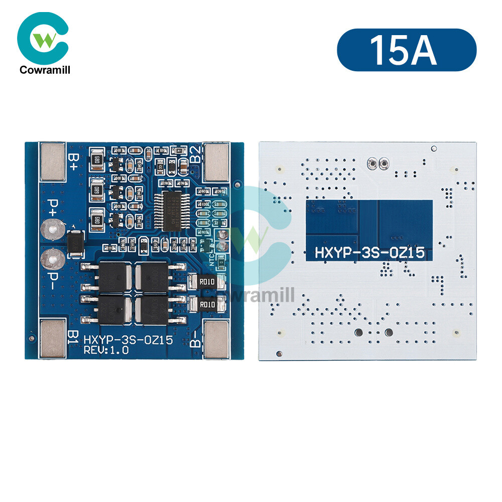 3S 12V 15/20/25/30A 18650 Lithium Battery Protection Board 11.1V 12.6V Balanced