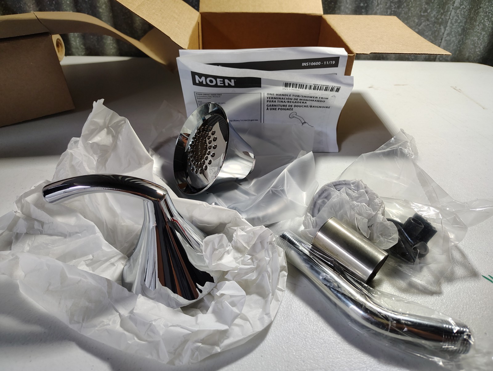 Moen T62742 Glyde Shower Trim Only in Polished Chrome