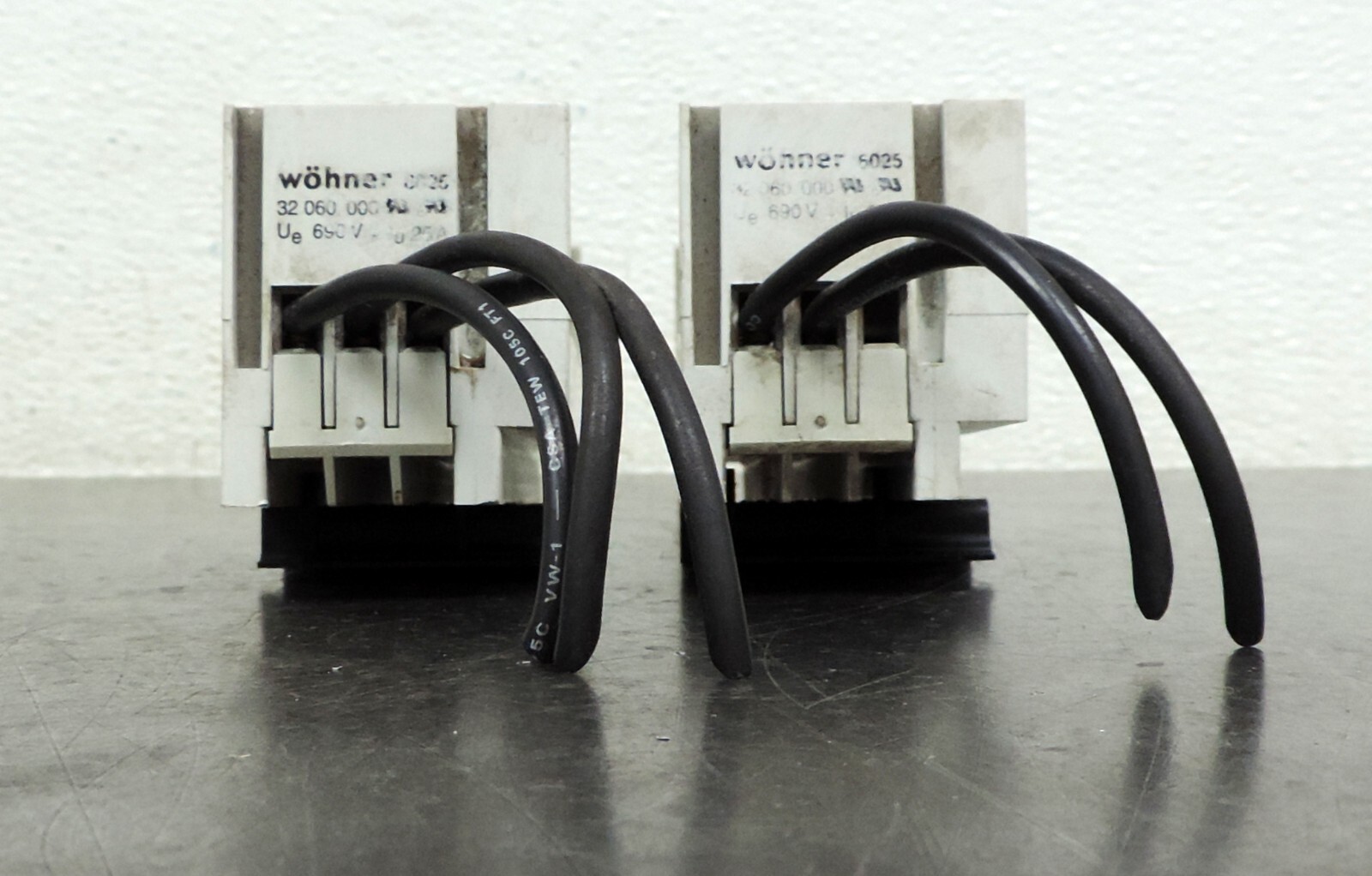 Wohner 5025 Industrial Spare 22-0553.1 Terminal Bar Lot of Two (2)