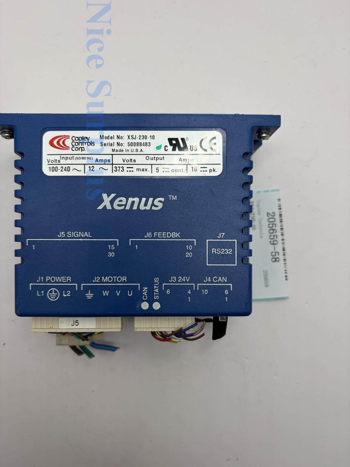 Copley Controls Servo Drive XSJ-230-10 #205659-58