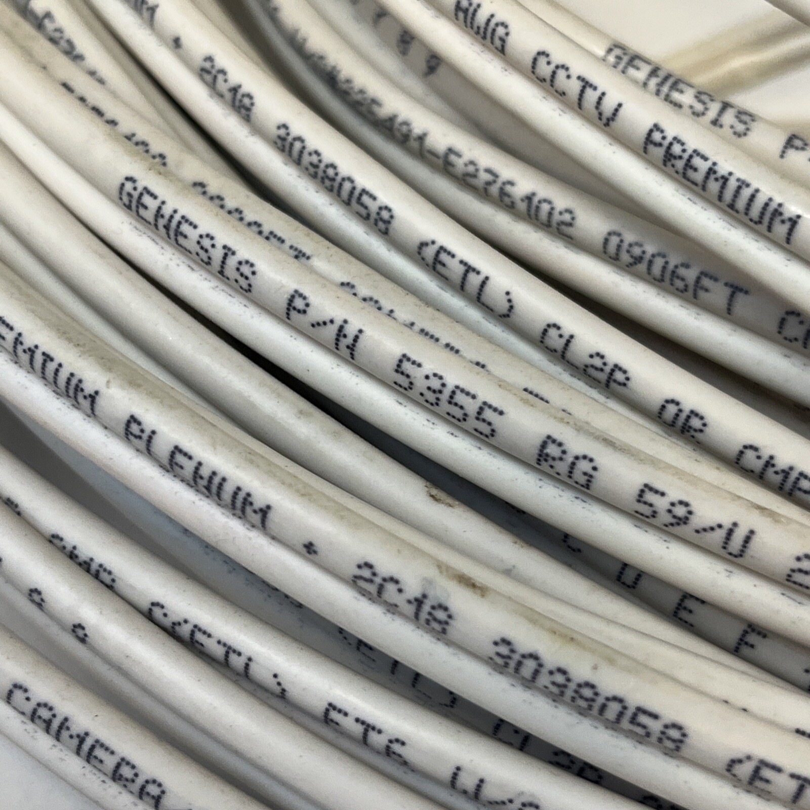 Genesis 5355 RG59/U 20 AWG CCTV PREMIUM PLENUM APPROX 125ft