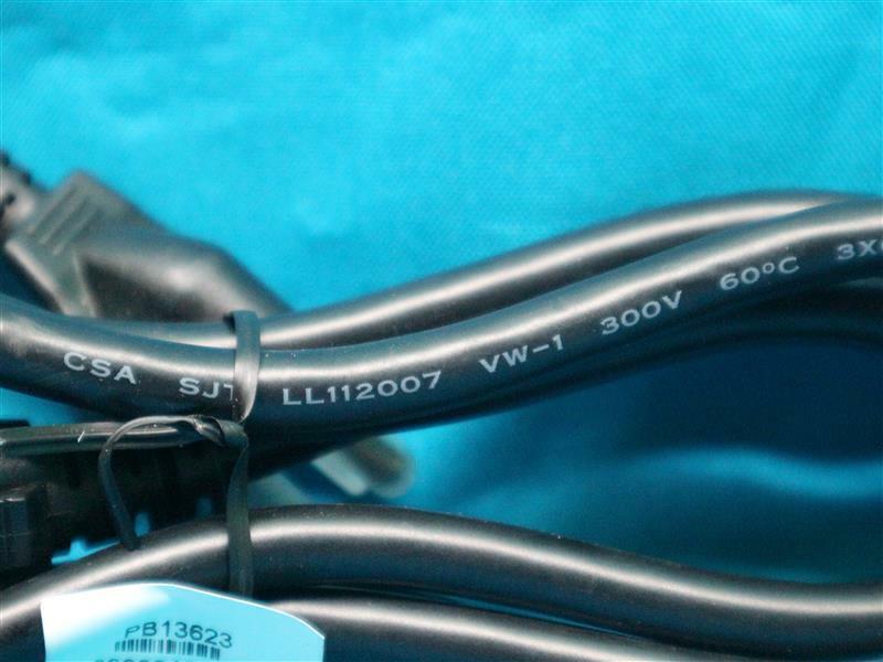 Volex Baohing LL112007 (PN)SL60K75020 (FRU)00XL005 Power Cord