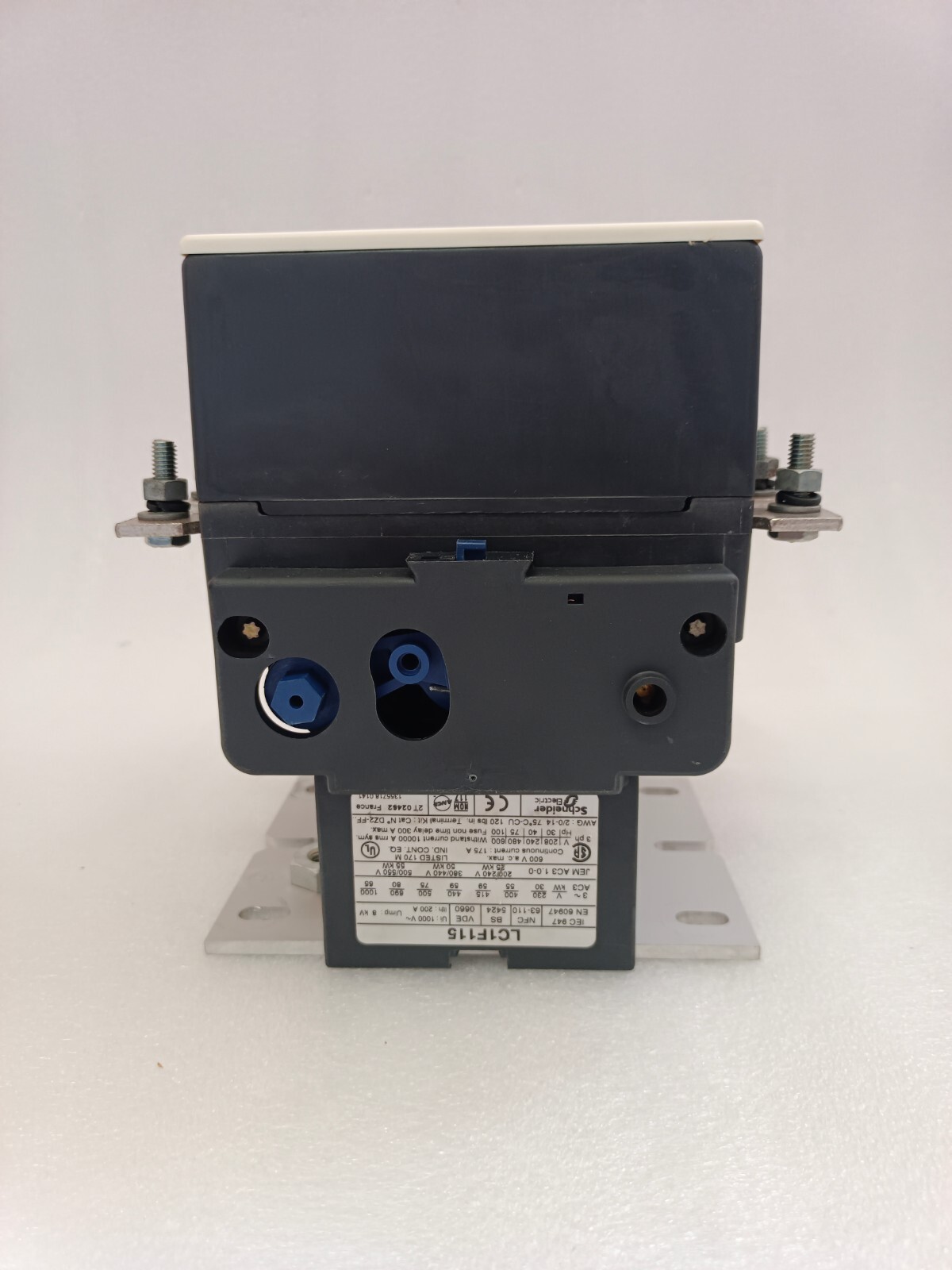 SCHNEIDER LC1F115 CONTACTOR SCHINEIDER 115AMP POWER CONTACTOR COIL VOLTAGE 220V