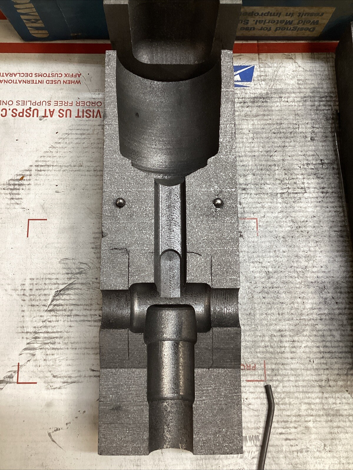 ERICO CADWELD IP-B GTC-223Q MOLD 500 CONC RUN TAP 1″ CU ROD #250 CART ED4U 3295