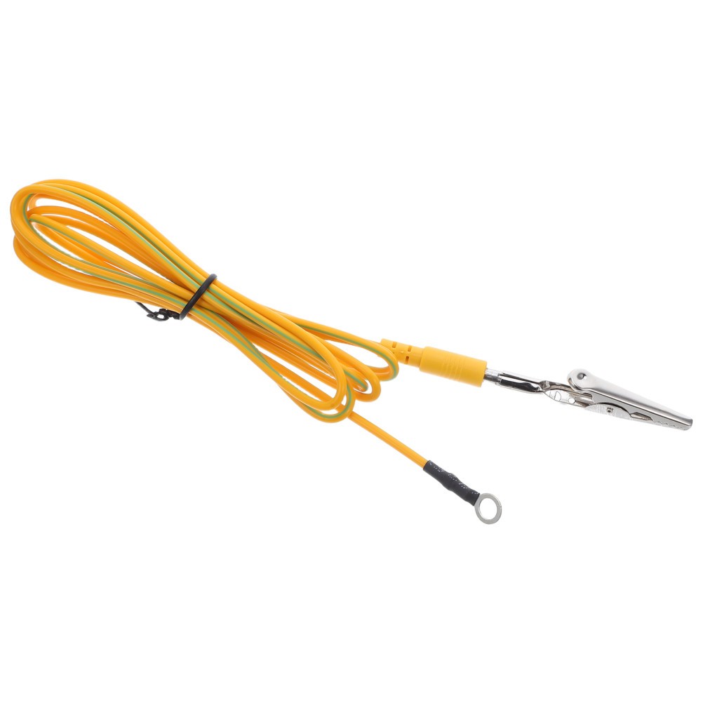 5Pcs Lightweight Anti Static Ground Cable Cord with Metal Clamps for Home Safety