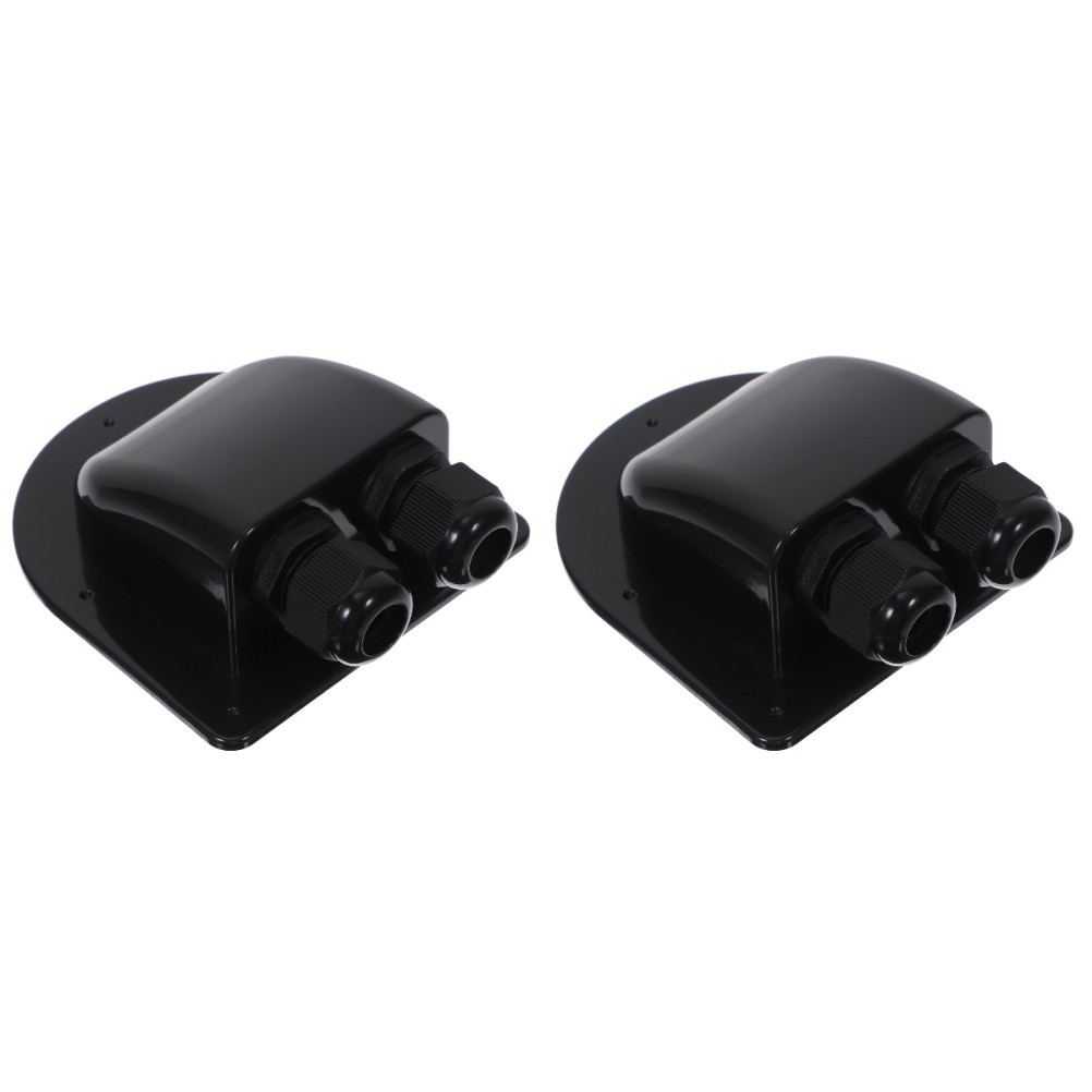 2pcs Cable Gland Waterproof Cable Pass Through 2-hole Rv Gland