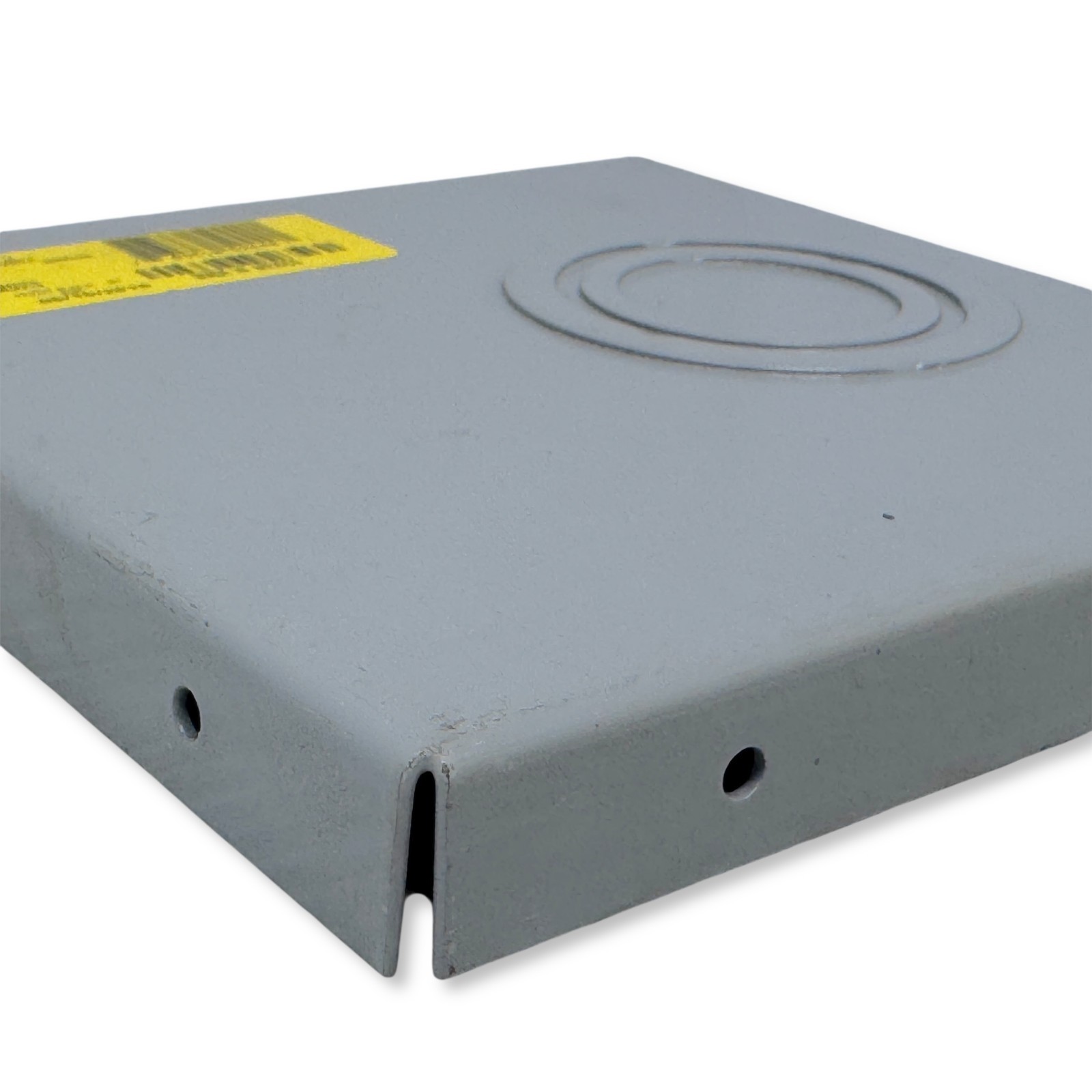 Hoffman F66GCP NEMA 1 Wireway Closure Plate with Knockouts 6×6 Gray Steel
