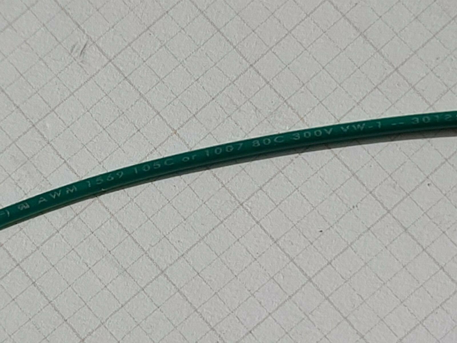 Sequel Wire #18awg Tinned Copper Hook-Up Wire UL1007/1569 Green/Yellow /100ft