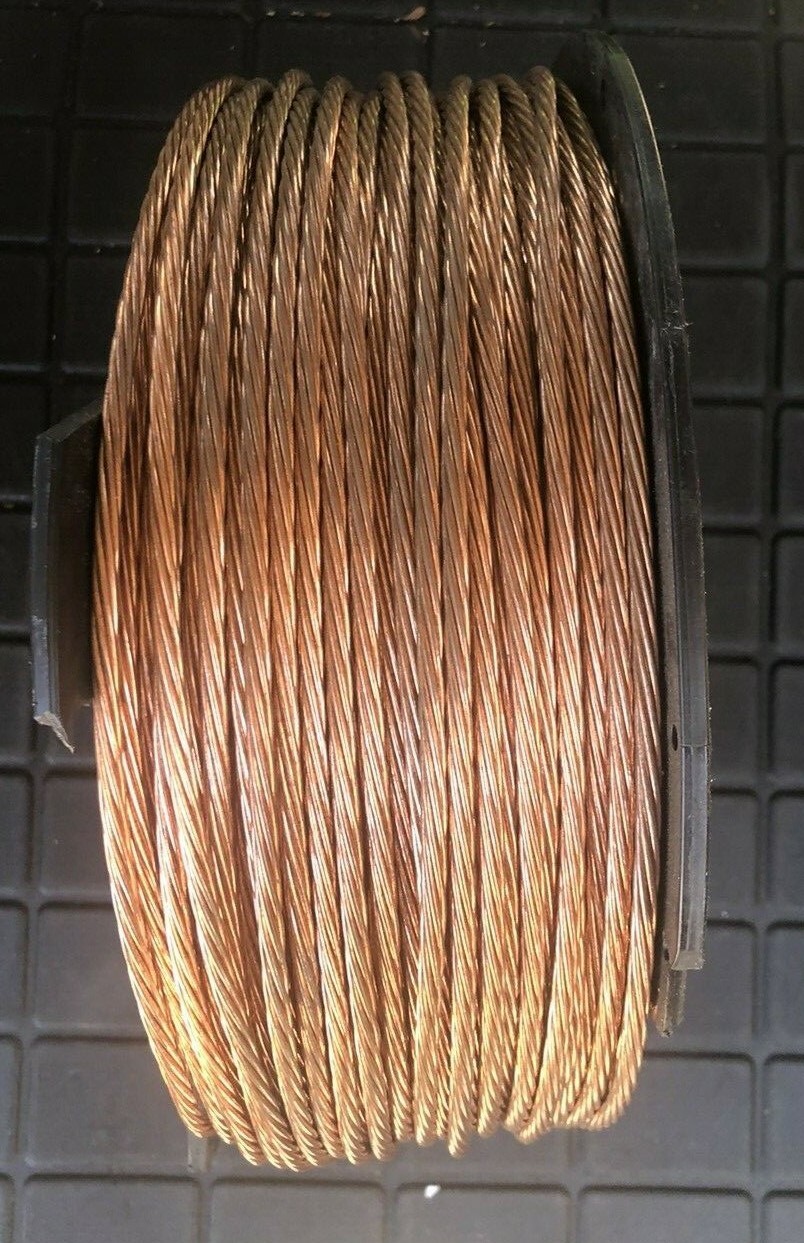 Encore Wire Bare Copper 6 AWG / 7 Strand 315 Feet / 96.01M – Part # 172101200235