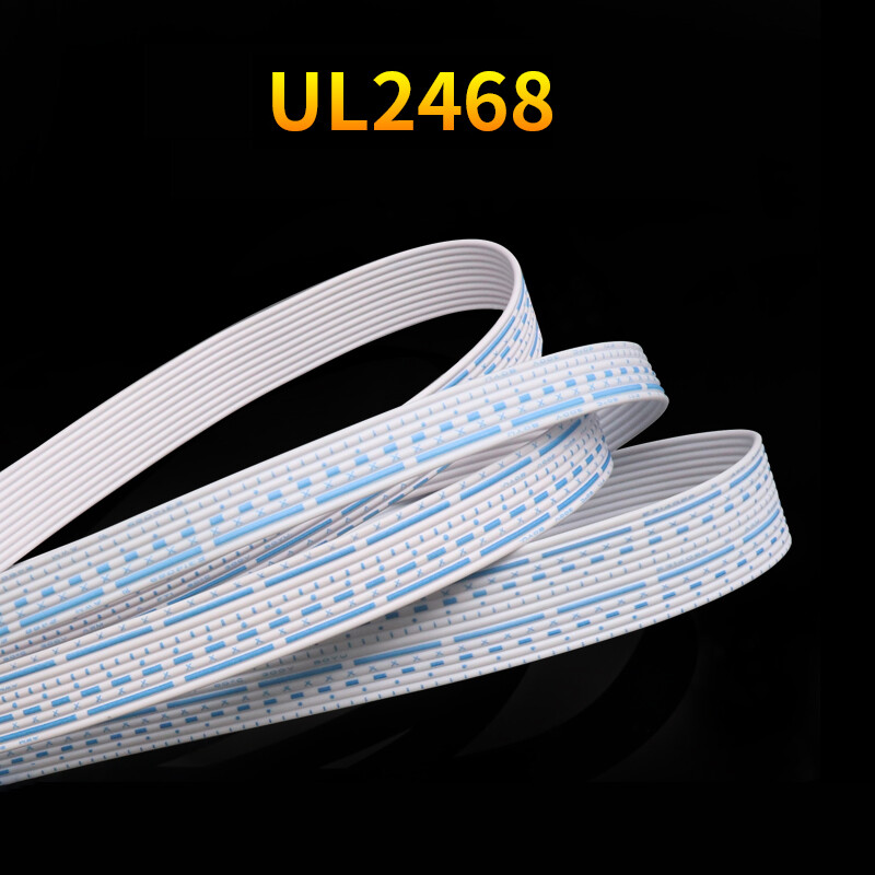 9/7/8/9/10/12 Way Flat Ribbon Cable Hook-up Wire Red-White Blue-White 24 26AWG