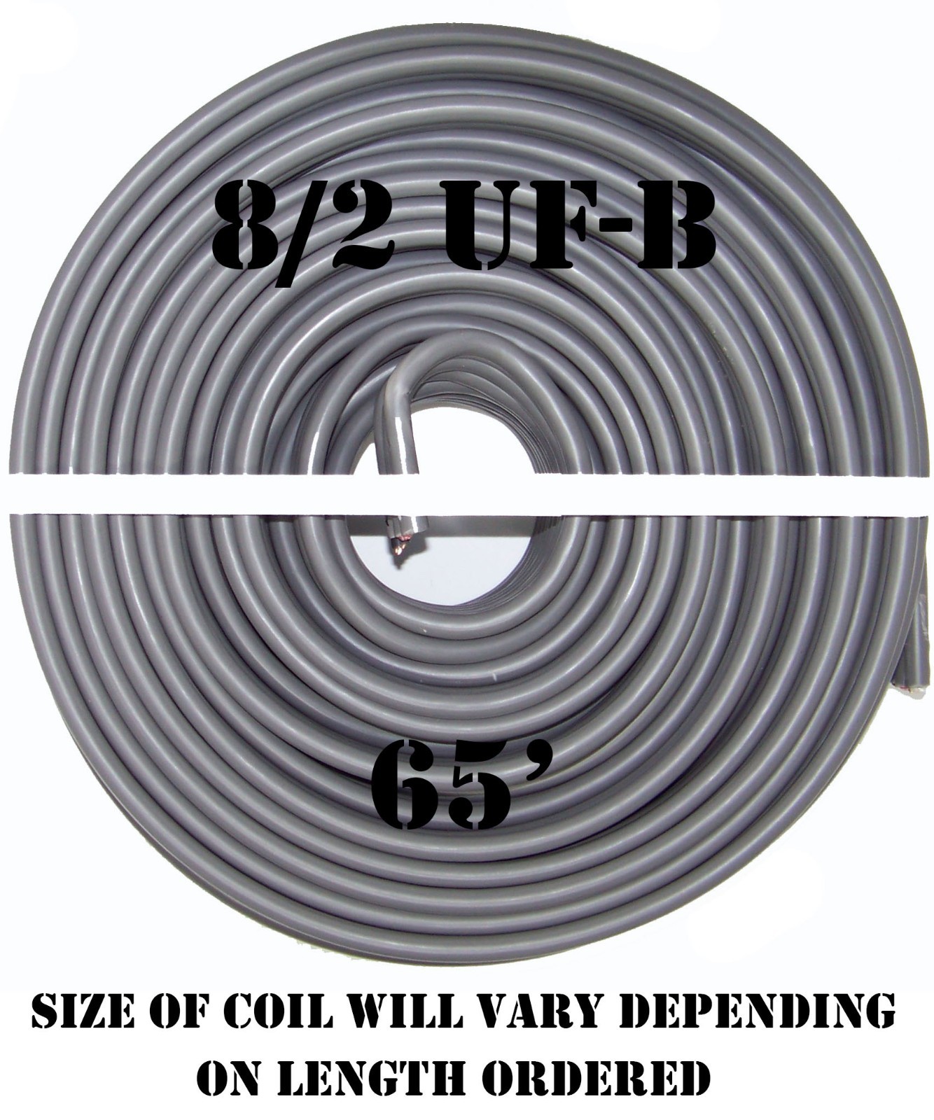 8/2 UF-B x 65′ Southwire Underground Feeder Cable