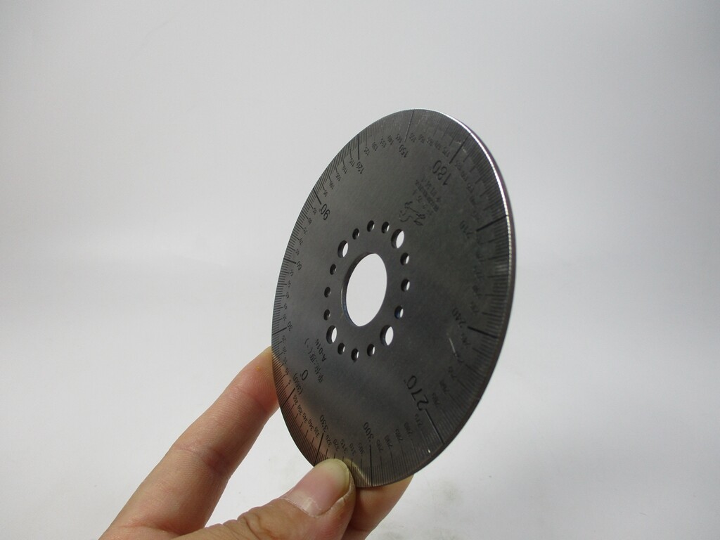 1pcs 360 degree dial plate Stainless steel disc 100mm*20mm *2mm
