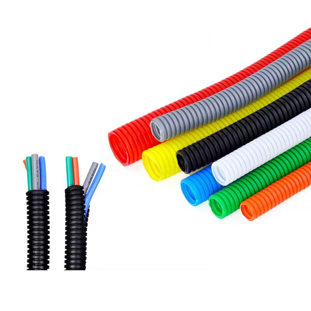 Conduit Spilt & Non Split Cable Tidy Flexible Tube Convoluted Protection Tubing