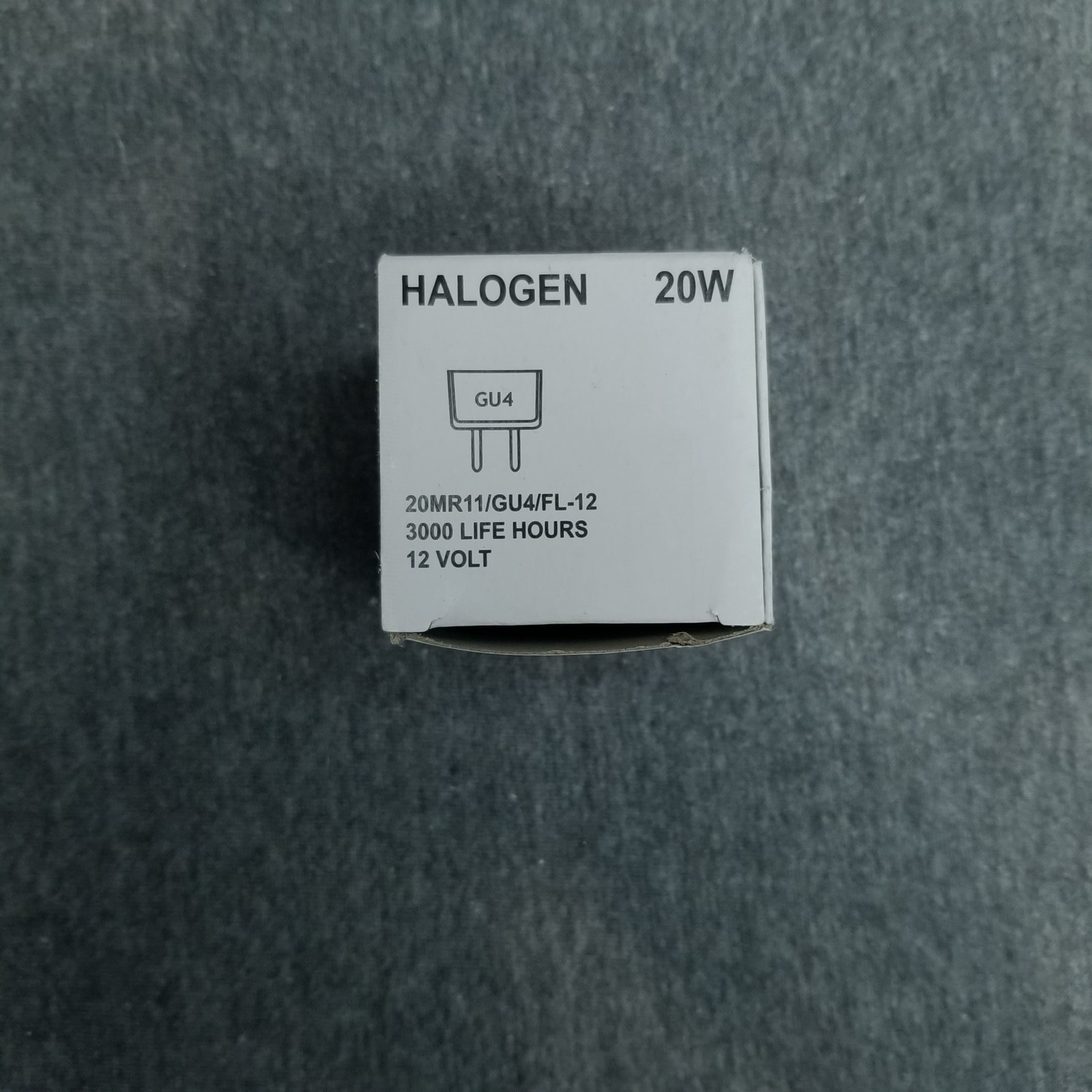 Halogen 20W Flood Light 20MR11/GU4/FL-12 3000 Life Hour 12 VOT New Open Box